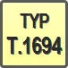 Piktogram - Typ: T.1694